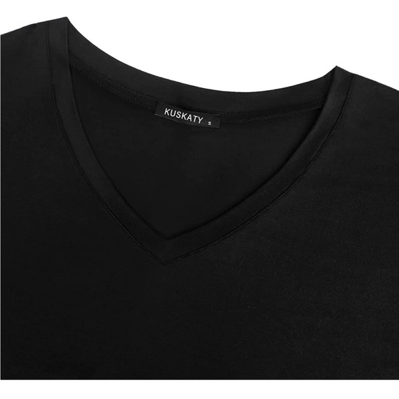 Kuskaty Women’s Summer Maxi Dress Casual Loose Pockets Long Dress; Size M Black - Picture 3 of 5